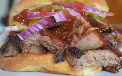 pulled pork sandwich